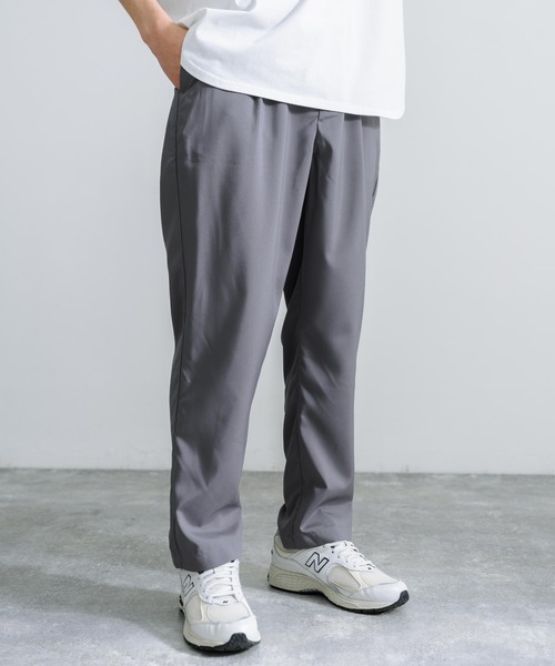 Rocky Monroe(ロッキーモンロー)の「ワイドシルエット タック テーパードスラックスパンツ(スラックス・メンズ・ブルーグレー/ブラック/ライトカーキ/ブラウン/グレイッシュベージュ/ネイビー/チャコール/オフホワイト/グレー・L/XL/M)」の19枚目の写真