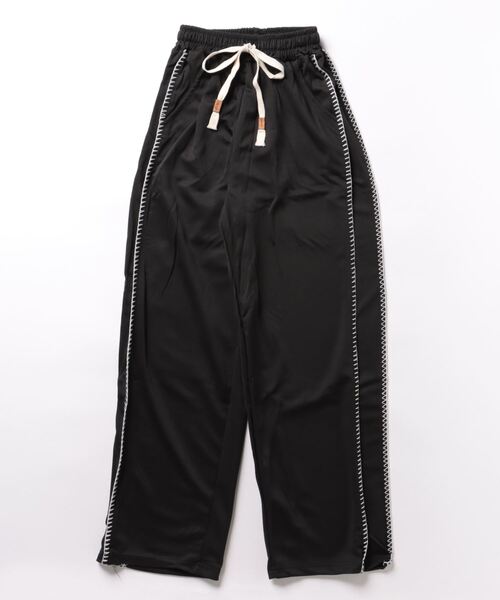 NinaetLina（ニナエリナ）の「サイドステッチジャージストレートパンツ（その他パンツ・レディース・ブラック・XL/L/M）」の9枚目の写真
