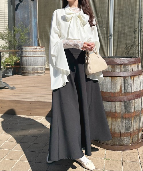 ハイウエストフレアスカート【ZOZOTOWN限定アイテム】（スカート