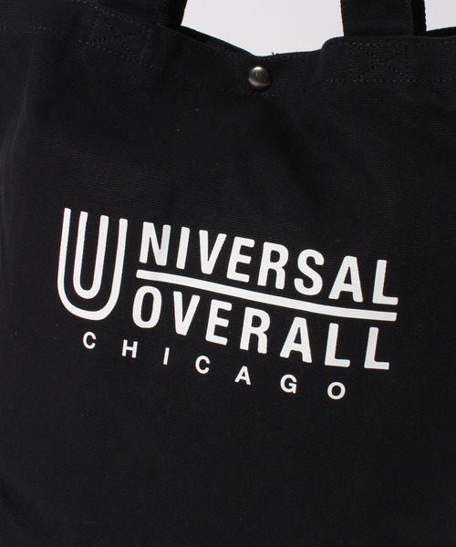 UNIVERSAL OVERALL(ユニバーサルオーバーオール)の「【UNIVERSAL OVERALL/ユニバーサルオーバーオール】ス-ベニアコットン2WAYトートバッグ(トートバッグ・メンズ・ブラック・FREE)」の5枚目の写真
