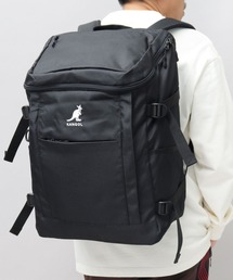 KANGOL（カンゴール）の「大容量 ロゴ刺繍 ポリエステル ボックス型 バックパック（バックパック/リュック・メンズ）」
