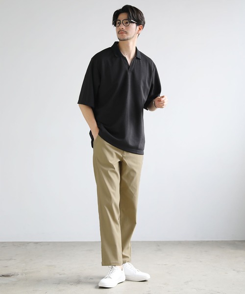 TRAVAIL MANUEL / クロップドパンツ・イージーパンツ Rocky Monroe パンツ 接触冷感 多機能ストレッチクロップド