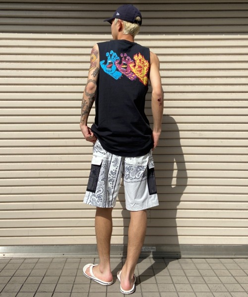 SANTA CRUZ(サンタクルーズ)の「【ムラサキスポーツ別注】サンタクルーズ マッスルタンクトップ バックプリント/カットオフタンク ノースリーブTシャツ 502232410/502232411(タンクトップ・メンズ・ブラック系その他/ブラック・M/L/XL)」の11枚目の写真