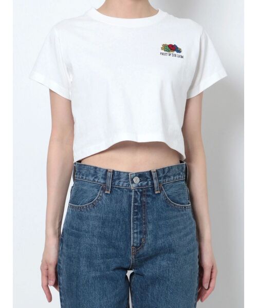 FRUIT OF THE LOOM（フルーツオブザルーム）の「【10周年記念】FRUIT OF THE LOOM コラボショートＴシャツ（Tシャツ/カットソー・レディース・ホワイト/ブラック・FREE）」の18枚目の写真