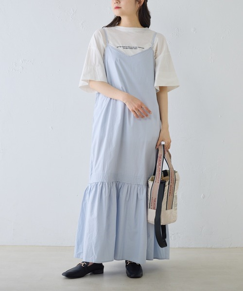 PUAL CE CIN（ピュアルセシン）の「オーガニックコットン2WAYプリントTシャツ（Tシャツ/カットソー・レディース・ベージュ/ホワイト/グレー・FREE）」の22枚目の写真