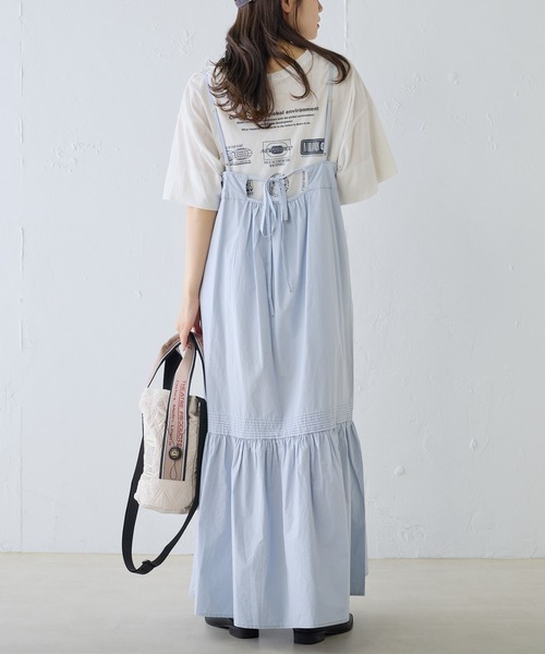 PUAL CE CIN（ピュアルセシン）の「オーガニックコットン2WAYプリントTシャツ（Tシャツ/カットソー・レディース・ベージュ/ホワイト/グレー・FREE）」の19枚目の写真