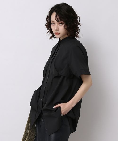 JEANASIS(ジーナシス)の「サッカーレイヤードシャツSS/907017(シャツ/ブラウス・レディース・オフホワイト/ブラック/オレンジ・FREE)」の21枚目の写真