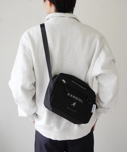 KANGOL / カンゴール 】 メッシュ ポケット ワイド ショルダー