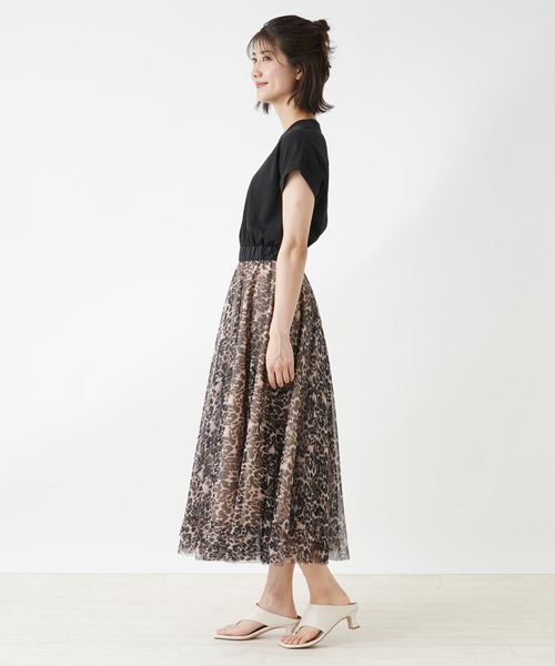 margaux（マルゴー）の「【MARGAUX】ドッキングワンピ－ス（ワンピース・レディース・ブラック・2）」の4枚目の写真