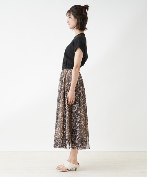 margaux（マルゴー）の「【MARGAUX】ドッキングワンピ－ス（ワンピース・レディース・ブラック・2）」の9枚目の写真