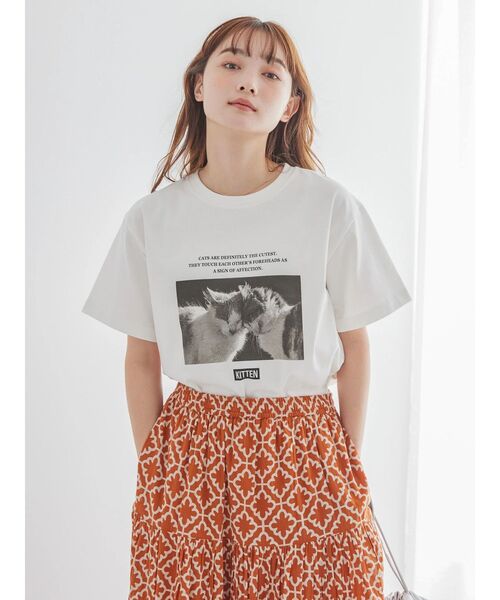 AMERICAN HOLIC(アメリカンホリック)の「Play photo カットプルオーバー(Tシャツ/カットソー・レディース・C/A/B・M/L)」の5枚目の写真
