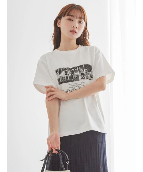 AMERICAN HOLIC(アメリカンホリック)の「Play photo カットプルオーバー(Tシャツ/カットソー・レディース・C/A/B・M/L)」の10枚目の写真