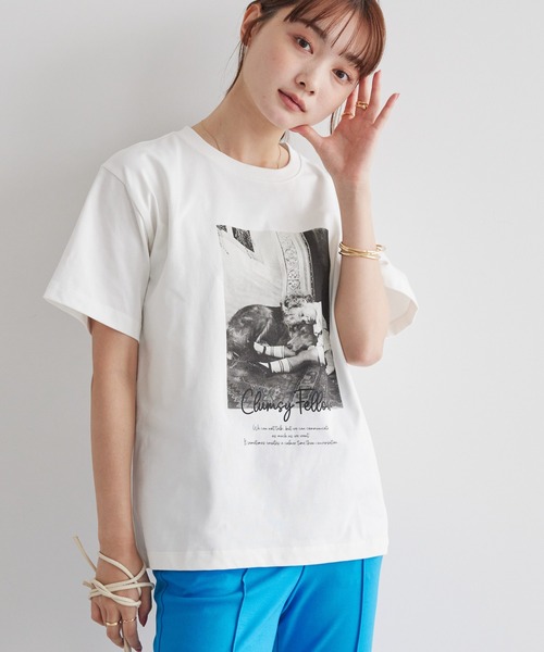 AMERICAN HOLIC(アメリカンホリック)の「Play photo カットプルオーバー(Tシャツ/カットソー・レディース・C/A/B・M/L)」の3枚目の写真