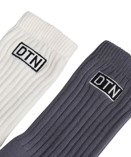 DULTON（ダルトン）の「DTN SOCKS 2PCS SET/ DTN ソックス 2pcs セット（ソックス/靴下・メンズ・ブラック×ホワイト・FREE）」の4枚目の写真