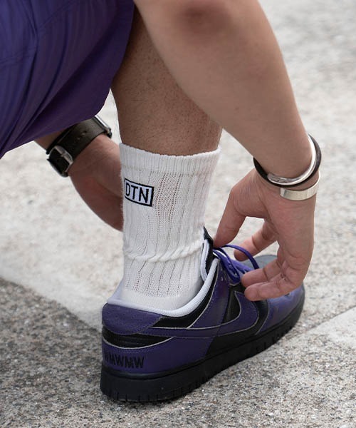 DULTON（ダルトン）の「DTN SOCKS 2PCS SET/ DTN ソックス 2pcs セット（ソックス/靴下・メンズ・ブラック×ホワイト・FREE）」の5枚目の写真