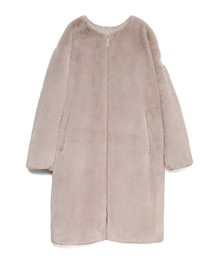 23AW TATRAS TAMIL タトラス タミル ファー ノーカラーコート TATRAS - 【レディース】 TAMIL タミル / ノーカラーコート