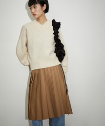 ADAM ET ROPE' | ウールカシミヤＶネックプルオーバー(ニット/セーター)