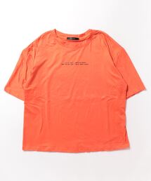 【Bl】 [IZU] シンプルメッセージTシャツ