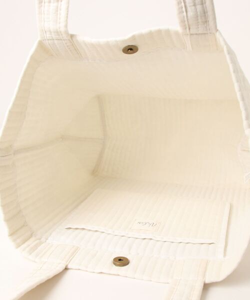 polka polka(ポルカポルカ)の「polka polka / ポルカポルカ ラージトート トートバッグ ヌビ風バッグ ヌビ調バッグ ヌビ Nubis large tote SDI(トートバッグ・レディース・チャコール/ベージュ/アイボリー/サックスブルー/ピンク・FREE)」の7枚目の写真