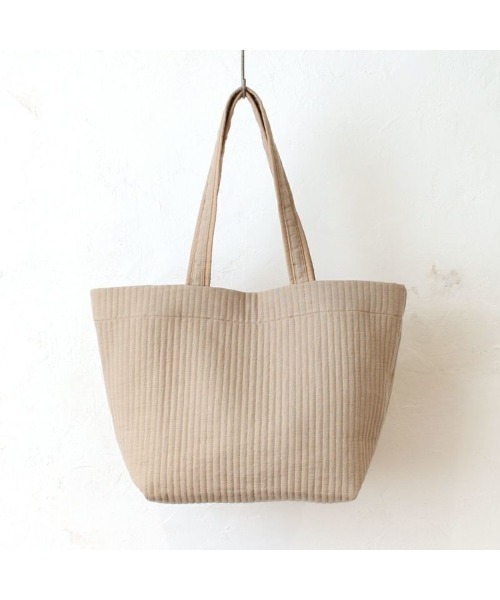 polka polka(ポルカポルカ)の「polka polka / ポルカポルカ ラージトート トートバッグ ヌビ風バッグ ヌビ調バッグ ヌビ Nubis large tote SDI(トートバッグ・レディース・チャコール/ベージュ/アイボリー/サックスブルー/ピンク・FREE)」の18枚目の写真
