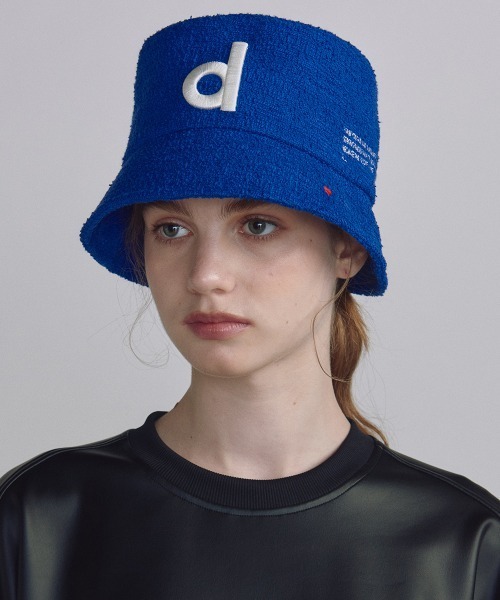 DOUBLE STANDARD CLOTHING（ダブルスタンダードクロージング）の「ツイードバケットハット（ハット・レディース・オフホワイト/ブルー・FREE）」の3枚目の写真