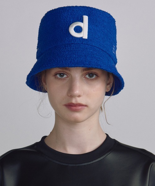 DOUBLE STANDARD CLOTHING（ダブルスタンダードクロージング）の「ツイードバケットハット（ハット・レディース・オフホワイト/ブルー・FREE）」の4枚目の写真