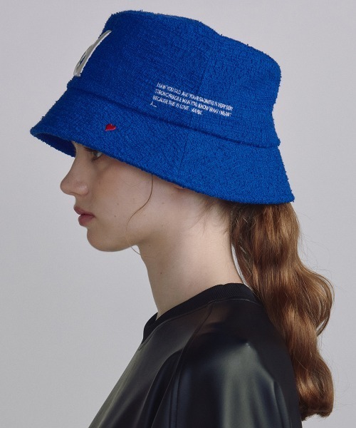 DOUBLE STANDARD CLOTHING（ダブルスタンダードクロージング）の「ツイードバケットハット（ハット・レディース・オフホワイト/ブルー・FREE）」の5枚目の写真