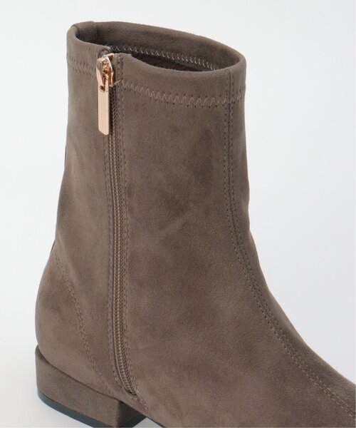 GOKU楽 あったかストレッチハーフブーツ（ブーツ）｜ikka（イッカ）