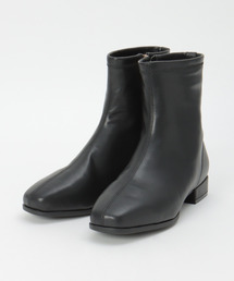 ikka | GOKU楽 あったかストレッチハーフブーツ(ブーツ)