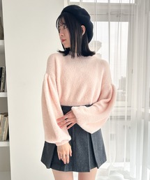 フェザーチェックショートプルオーバー 966677