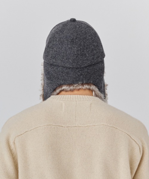 milsa（ミルサ）の「milsa  イヤーフラップキャップ（キャップ・レディース・ベージュ/グレー/ブラック・61cm/58cm）」の20枚目の写真