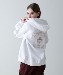 AVIREX | VARSITY LOGO SWEAT PARKA/バーシティロゴ スウェットパーカー(パーカー)