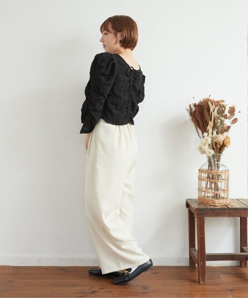 RETRO GIRL（レトロガール）の「コルセット付きストレートPT（その他パンツ・レディース・ブラック/アイボリー/ライトグレー・FREE）」の10枚目の写真