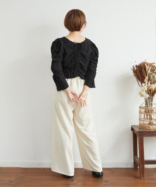 RETRO GIRL（レトロガール）の「コルセット付きストレートPT（その他パンツ・レディース・ブラック/アイボリー/ライトグレー・FREE）」の11枚目の写真