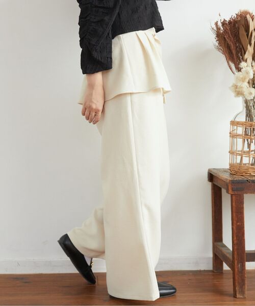 RETRO GIRL（レトロガール）の「コルセット付きストレートPT（その他パンツ・レディース・ブラック/アイボリー/ライトグレー・FREE）」の13枚目の写真