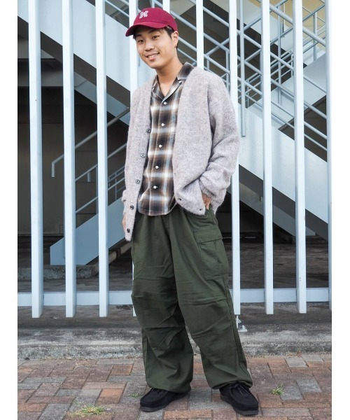BACK NUMBER（バックナンバー）の「【BACK NUMBER】シャギーニットカーディガン（カーディガン/ボレロ・メンズ・ライトベージュ/ブラック/グリーン・L/M/XL）」の16枚目の写真