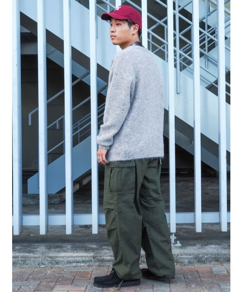 BACK NUMBER（バックナンバー）の「【BACK NUMBER】シャギーニットカーディガン（カーディガン/ボレロ・メンズ・ライトベージュ/ブラック/グリーン・L/M/XL）」の17枚目の写真