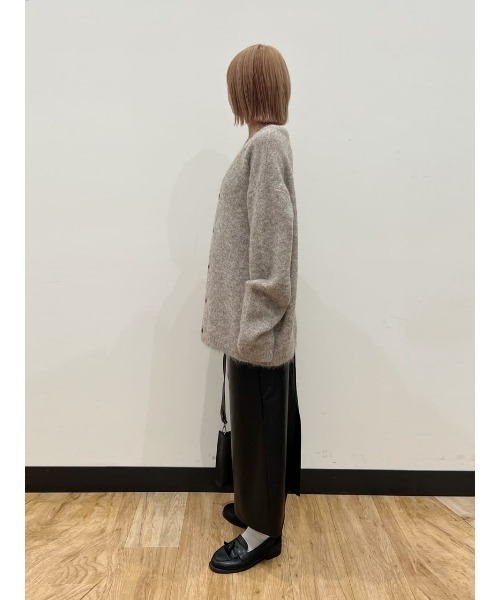 BACK NUMBER（バックナンバー）の「【BACK NUMBER】シャギーニットカーディガン（カーディガン/ボレロ・メンズ・ライトベージュ/ブラック/グリーン・L/M/XL）」の7枚目の写真