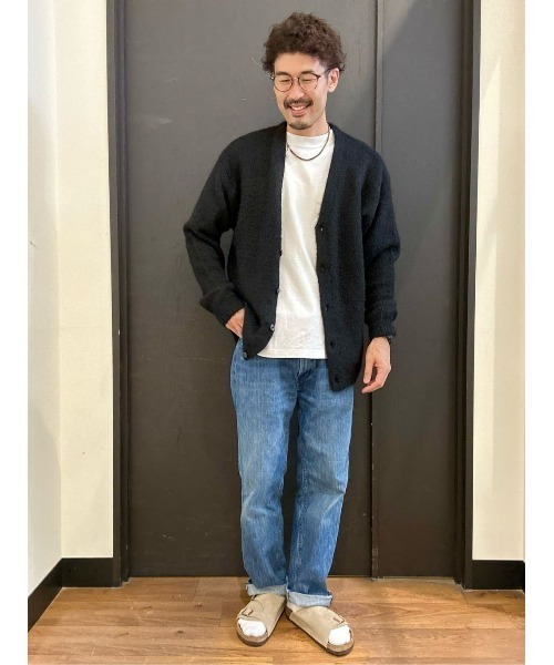 BACK NUMBER（バックナンバー）の「【BACK NUMBER】シャギーニットカーディガン（カーディガン/ボレロ・メンズ・ライトベージュ/ブラック/グリーン・L/M/XL）」の19枚目の写真