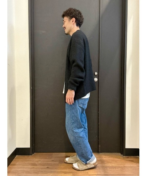 BACK NUMBER（バックナンバー）の「【BACK NUMBER】シャギーニットカーディガン（カーディガン/ボレロ・メンズ・ライトベージュ/ブラック/グリーン・L/M/XL）」の20枚目の写真