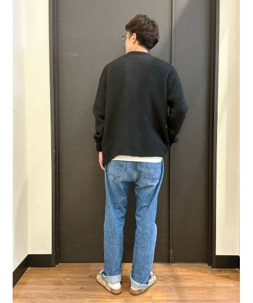 BACK NUMBER（バックナンバー）の「【BACK NUMBER】シャギーニットカーディガン（カーディガン/ボレロ・メンズ・ライトベージュ/ブラック/グリーン・L/M/XL）」の21枚目の写真