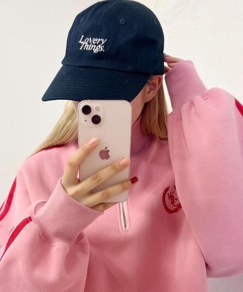 WC（ダブル シー）の「Loverythings キャップ（キャップ・レディース・ベージュ/ネイビー/ブラック・FREE）」の21枚目の写真