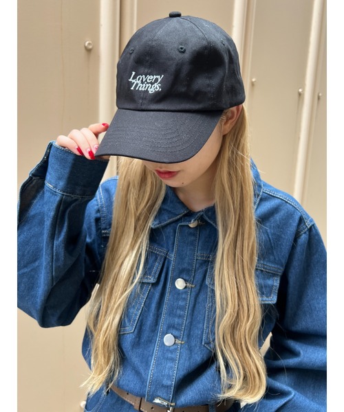 WC（ダブル シー）の「Loverythings キャップ（キャップ・レディース・ベージュ/ネイビー/ブラック・FREE）」の10枚目の写真