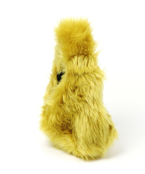 LEPSIM(レプシィム)の「【LE VERNIS/ルベルニ】フェイクファーミニバッグ 906316(ハンドバッグ・レディース・ライトグレー/イエロー・ONE SIZE)」の3枚目の写真