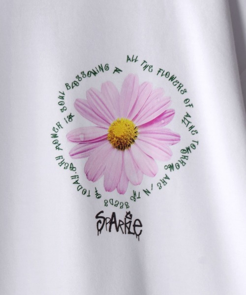 Seventen 花柄プリント スウェット Mサイズ コードモノグラムスウェットトップス(小花柄) - seventen