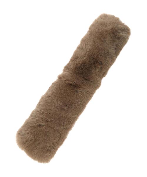 Te chichi（テチチ）の「ファーティペット（ストール/ショール・レディース・カーキ/ベージュ/チャコールグレー/オフホワイト・F）」の17枚目の写真