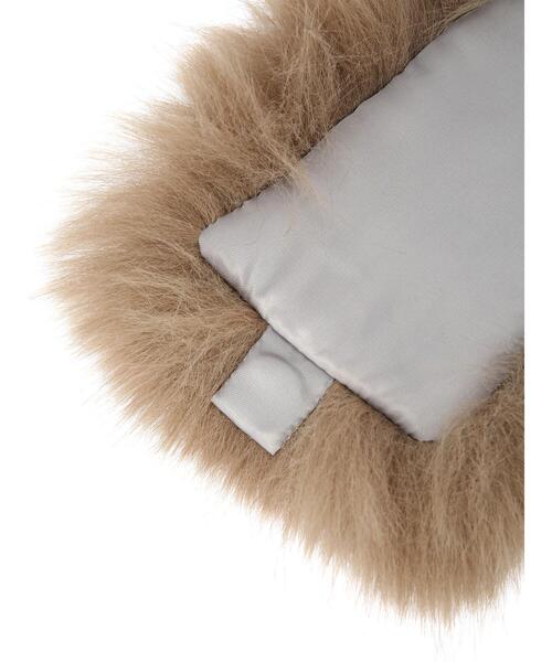 Te chichi（テチチ）の「ファーティペット（ストール/ショール・レディース・カーキ/ベージュ/チャコールグレー/オフホワイト・F）」の15枚目の写真