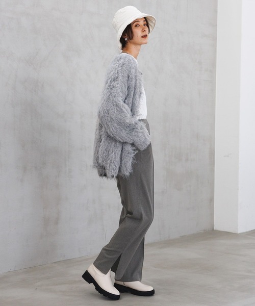 セール】3.5ゲージシャギーカーディガン 971254（カーディガン