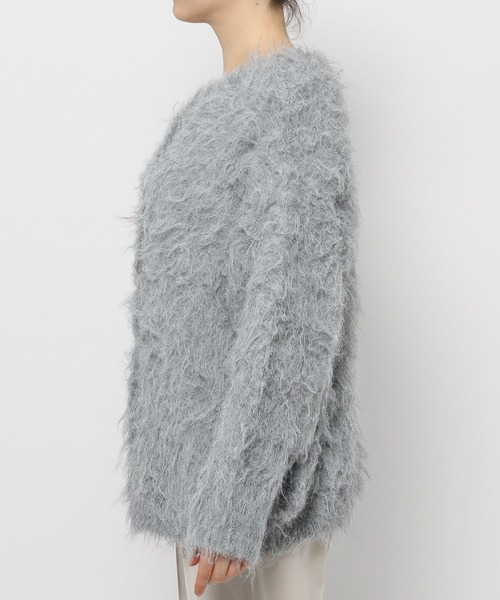 LEPSIM（レプシィム）の「3.5ゲージシャギーカーディガン　971254（カーディガン/ボレロ・レディース・ブルー/ベージュ/グレー/オレンジ・FREE）」の22枚目の写真