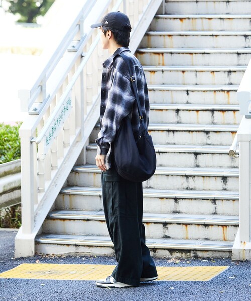 FREAK'S STORE(フリークスストア)の「FREAK’S STORE/フリークスストア ダメージ チェックネルシャツ リラックスフィット/オンブレチェック(シャツ/ブラウス・メンズ・ブラック/グリーン/ブルー・LARGE/MEDIUM)」の9枚目の写真